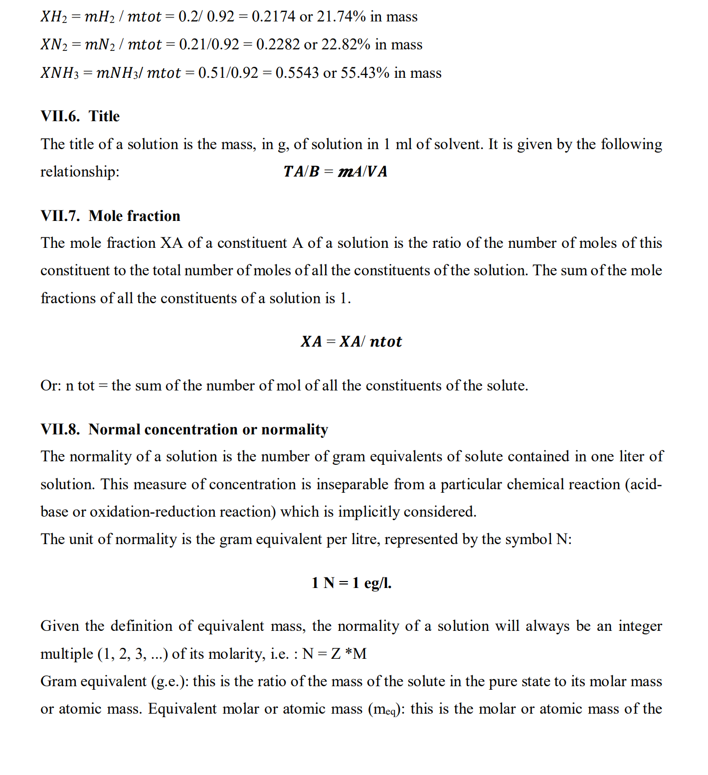 Matter structure. : VII. Quantitative aspect of matter … | P.E.D